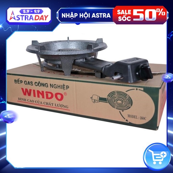 Bếp gas công nghiệp WINDO (260C) _ Hàng Chính Hãng