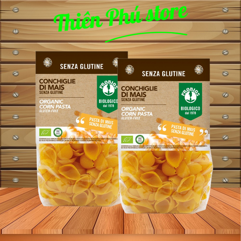 Nui Sò Hữu Cơ 400g ProBios Organic Corn Conchiglie