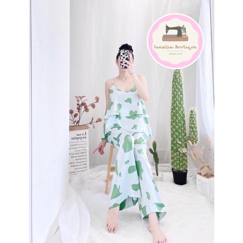 Sét Ngủ Lụa 2 Dây Quảng Châu