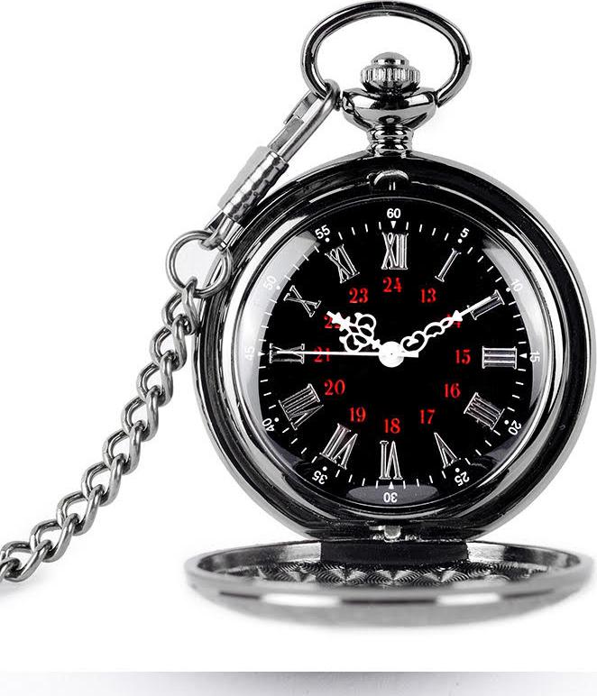 Đồng hồ quả quýt thiết kế sang trọng cổ điển - Màu đen huyền bí - Đồng hồ nam (QUAQUYT.A1.ADTS)