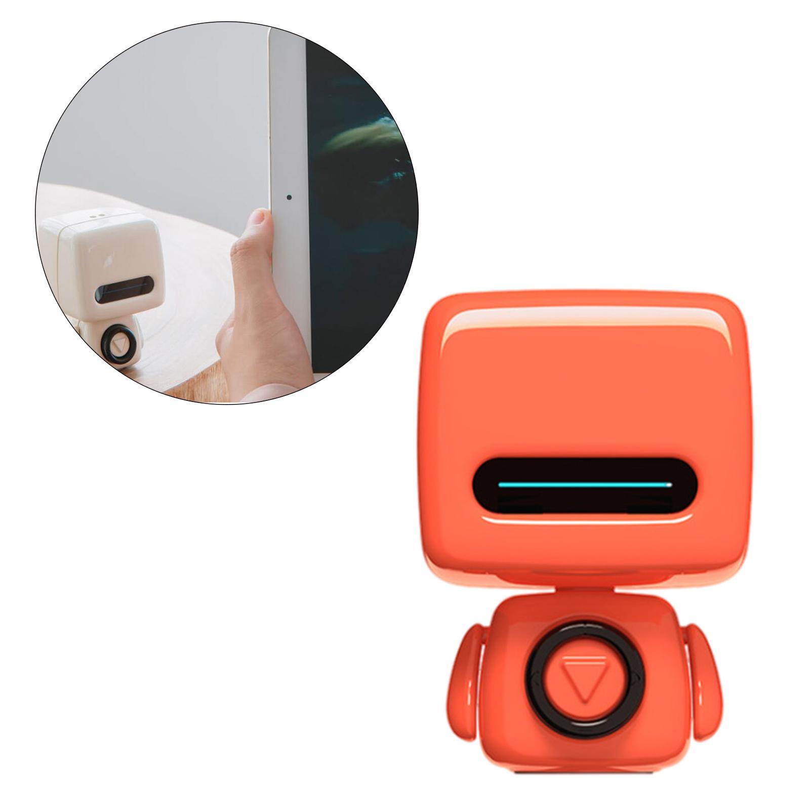 Mini Robot Wireless Bluetooth 5.0 Speaker for Music Phone, Easy to Carry - White
