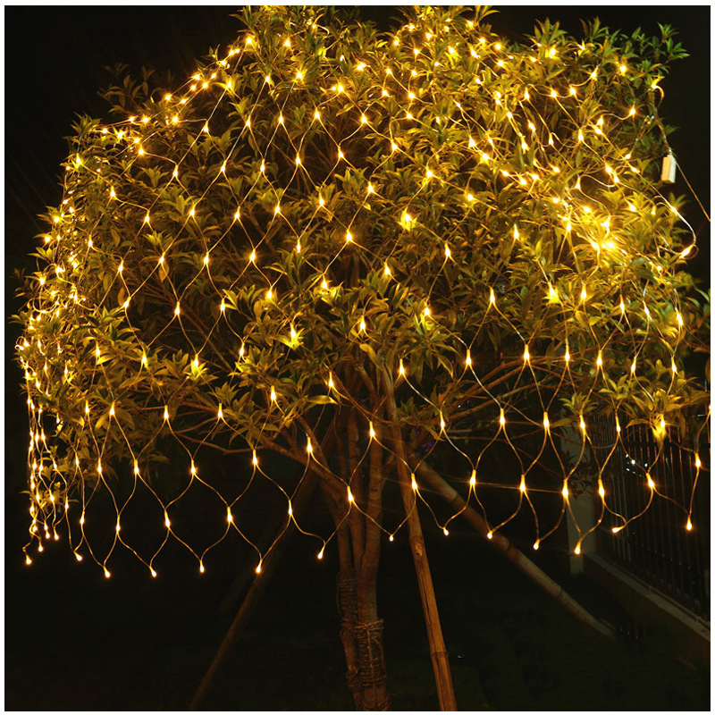 Lưới Đèn LED Chống Nước Trang Trí Ngoài Trời Cho Giánh Sinh, Tiệc, Lễ Tết - Nhiều Kích Cỡ