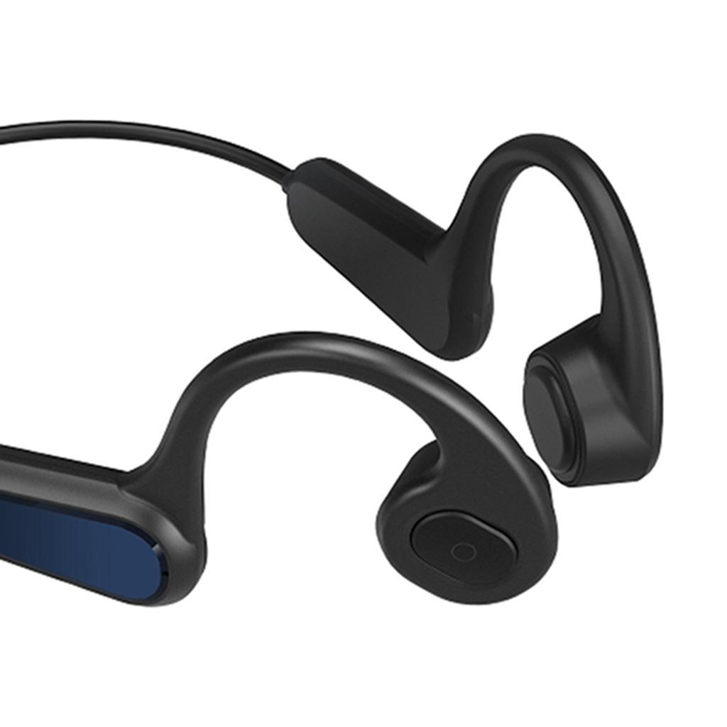 A9 Headphones Bluetooth 5.0 Open Ear for Driving Gym black