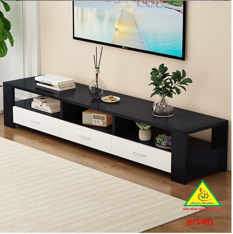 Kệ tivi để sàn bằng gỗ, kệ tivi để sàn hiện đại, kệ tivi phòng khách BTV401 - Nội thất lắp ráp Viễn Đông ADV Chấm Com
