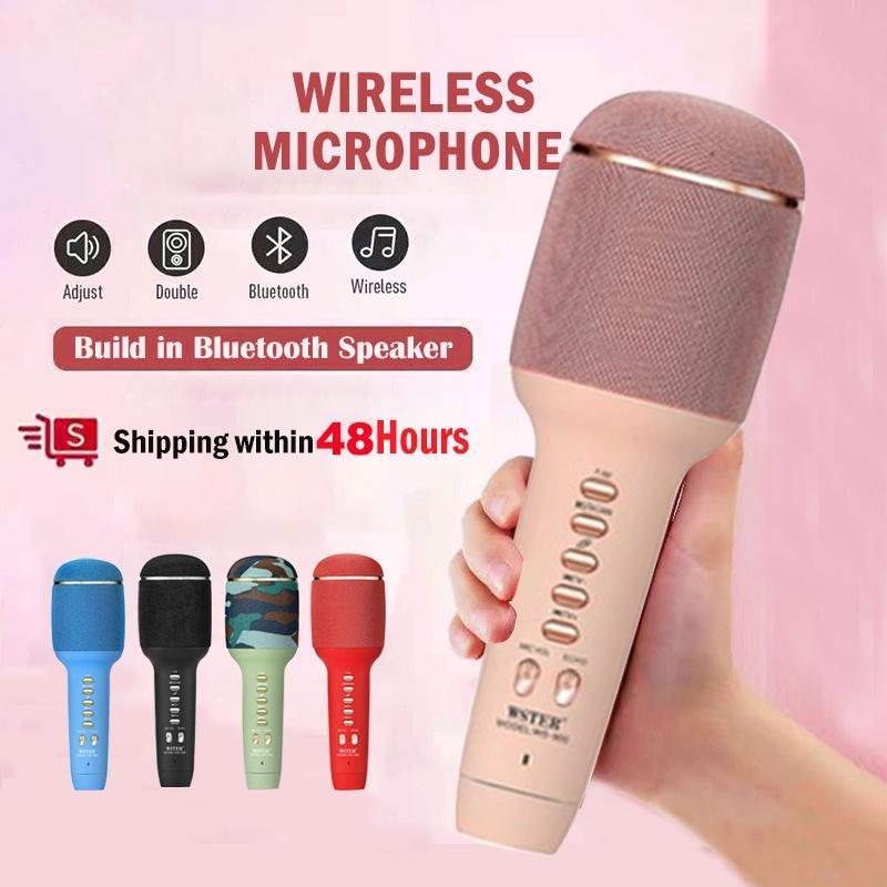 Mic bluetooth hát Karaoke KTV WS-900 Loa hát Karaoke Âm thanh siêu đỉnh