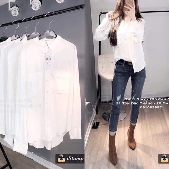 Sơ mi mango xuất xịn