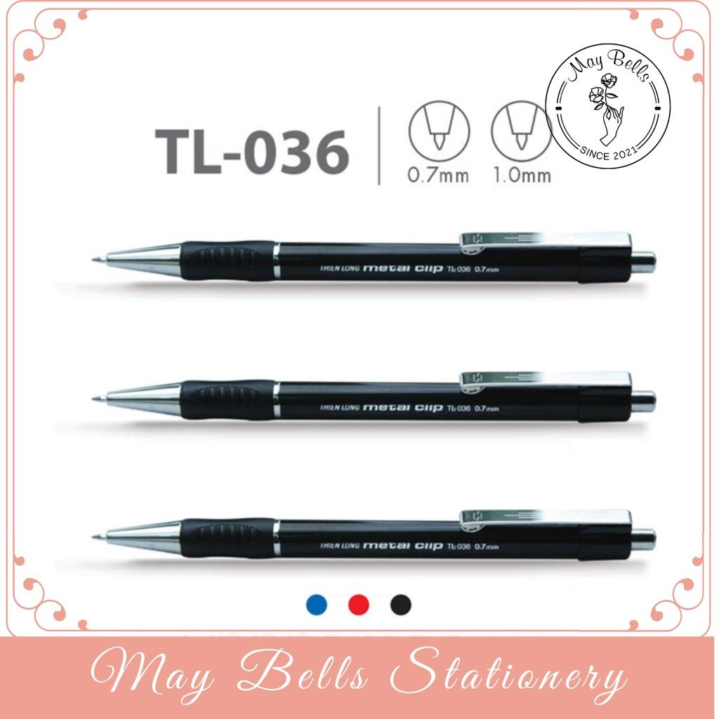 Bút Bi Thiên Long TL-036, Bút Ký Ngòi To 0.7mm Mực Xanh