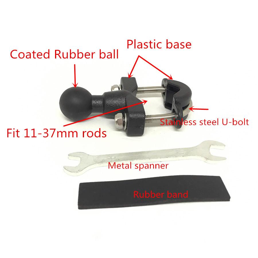 Tay cầm xe máy Jadkinsta hoặc cơ sở gương phía sau 1 inch Ballhead Ghote