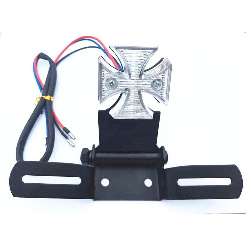 Đèn LED chiếu biển số xe máy phong cách retro