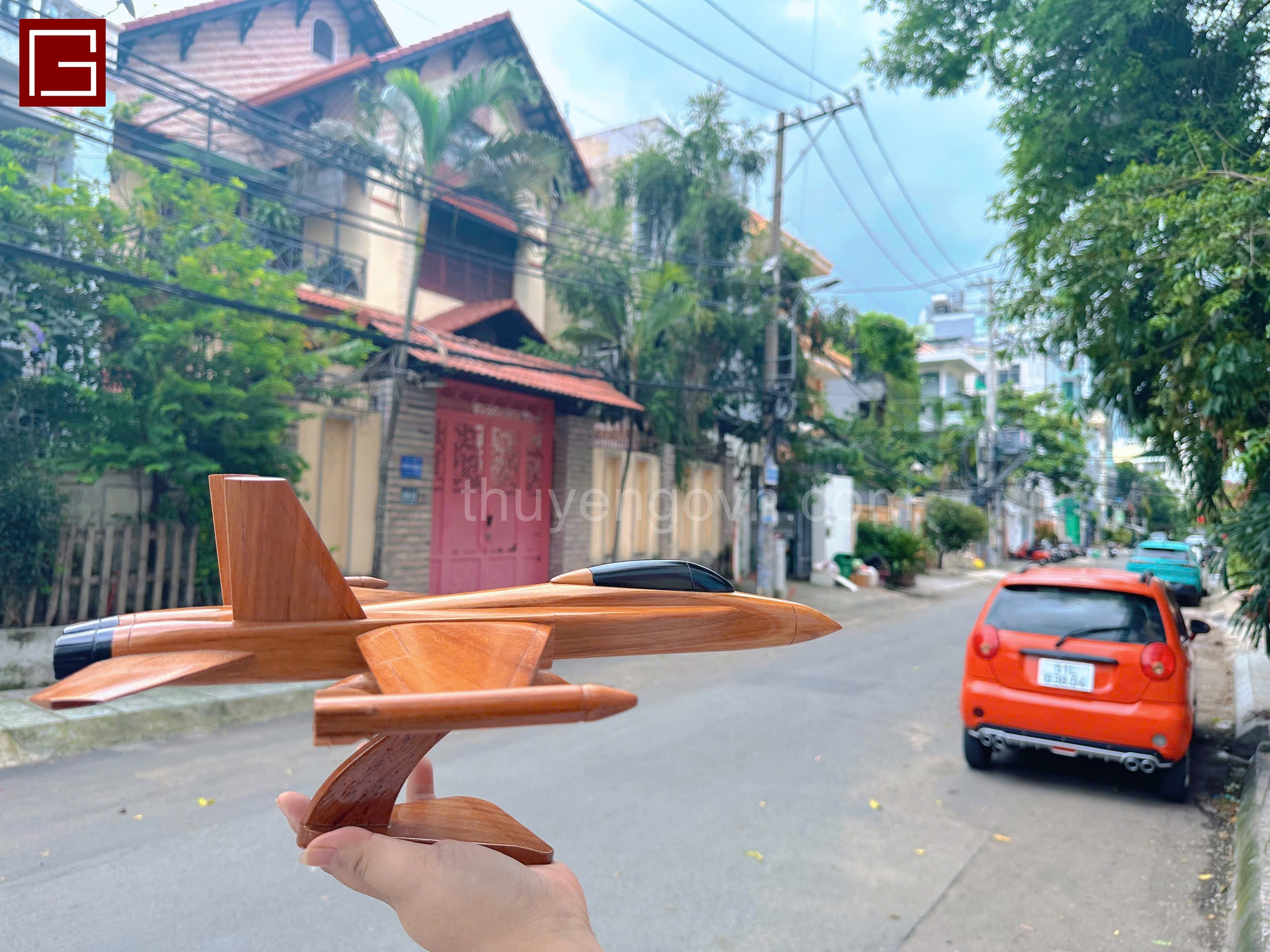 Mô hình máy bay trang trí, mô hình gỗ cao cấp, máy bay gỗ hàng chính hãng, decor phòng học, phòng làm việc