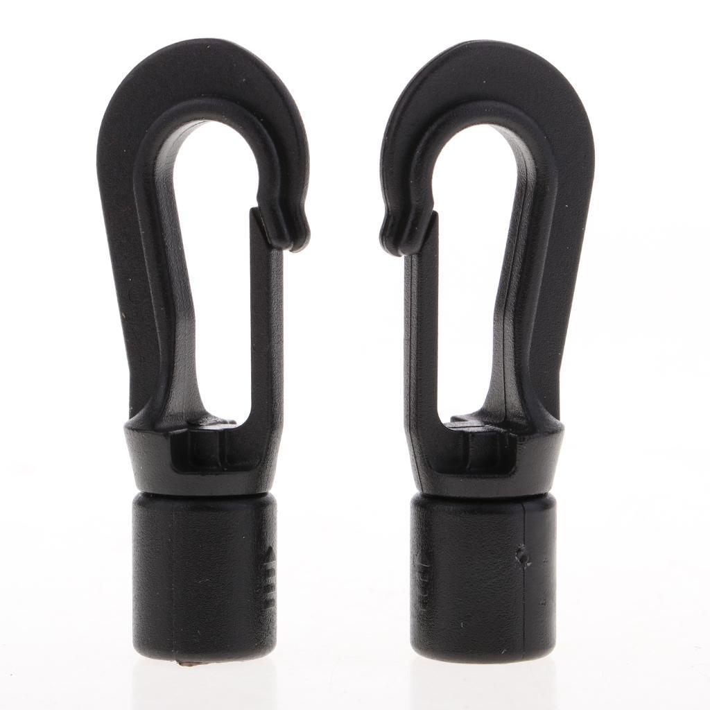 5xPlastic Rope Buckle Outdoor Elastic Rope Hook Snap Clip Hook Replacement