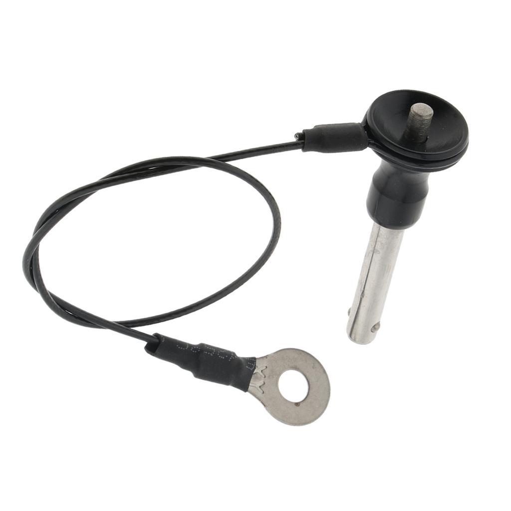 5 Pieces Stainless Steel Ball Lock Quick-Release Pin Push Button Round Head Pins 8mm-45mm
