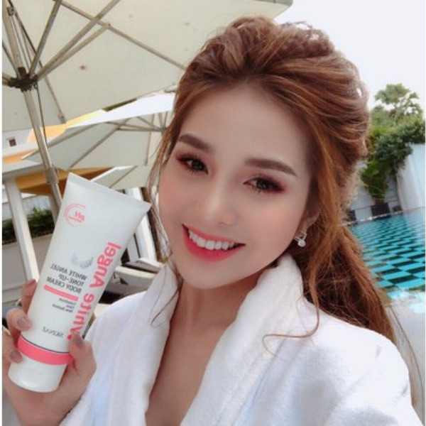 Kem Dưỡng Trắng Body White Angel cao cấp Tone – Up Body Cream Skinaz – kem dưỡng trắng da toàn thân cao cấp nhập khẩu 100% từ Hàn Quốc – 200ml