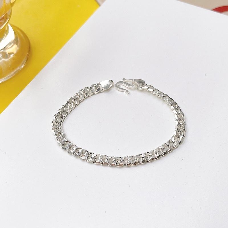 Lắc Tay Bạc Ta Cho Bé Trai LTB05 - Lắc tay trẻ em bạc thật Mina Jewelry