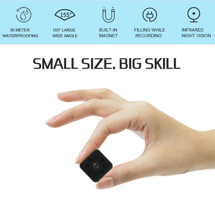 SQ23 Camera WiFi Mini Tầm Nhìn Ban Đêm 1080P Kích Sóng Không Dây Giám Sát Từ Xa Ứng Dụng Điện Thoại Phát Hiện Chuyển Động Đầu Ghi Hình Máy Quay Ảnh Bẫy