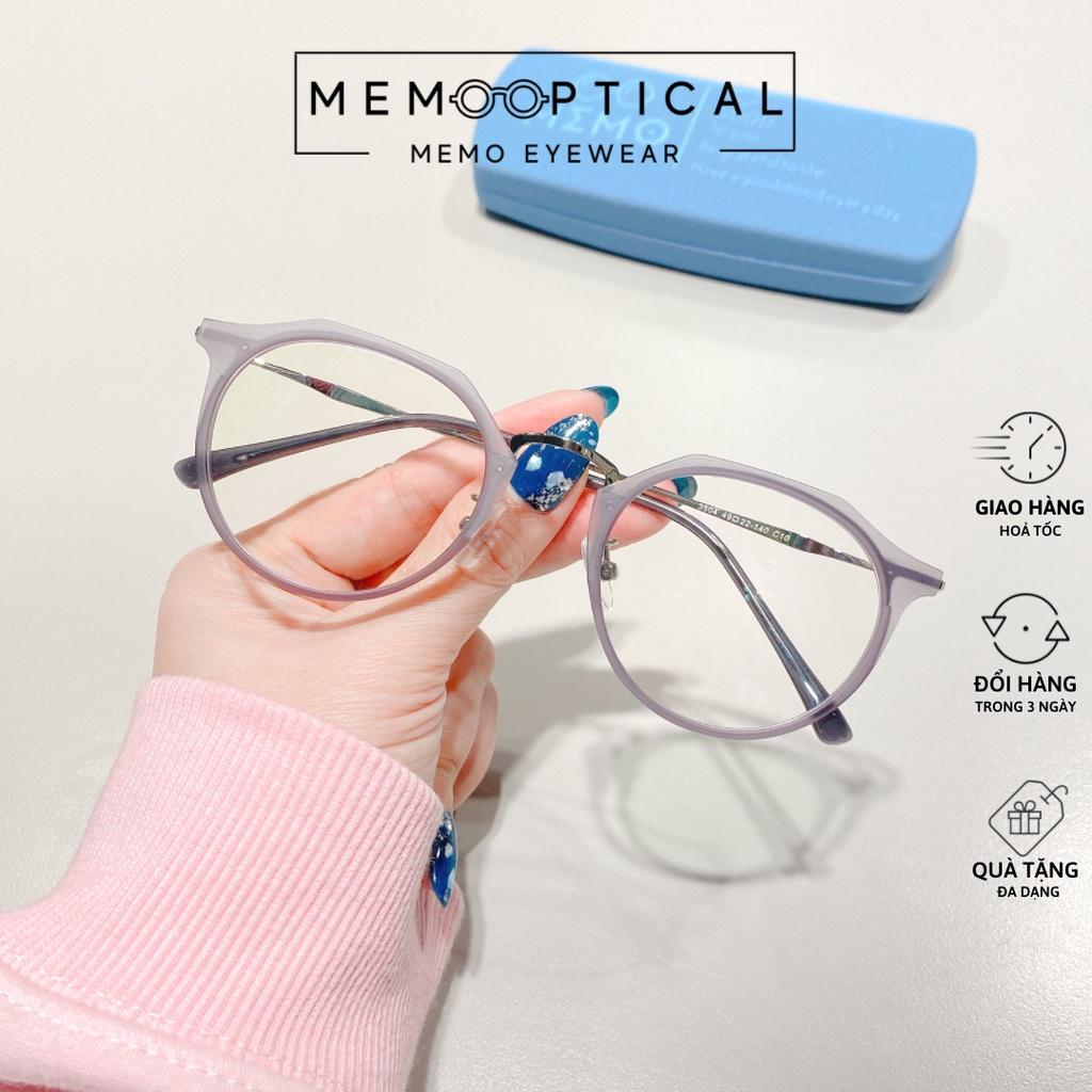 Gọng Kính Hàn Quốc Dáng Mắt Mèo LookFace 3504 Phong Cách Thời Trang Memo Optical