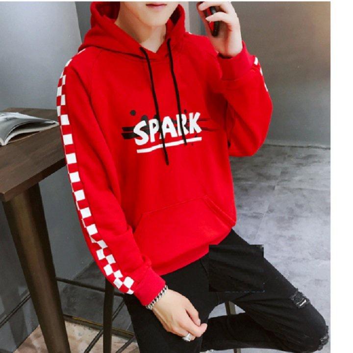 Áo hoodie thun nỉ unisex in chữ spark siêu xịn,phong cách cá tính cho giới trẻ,chất nỉ ngoại dày mịn thấm hút tốt,Áo Hoodie in chữ form rộng có nón chất nỉ bông mềm mịn chống lạnh, nắng siêu tốt