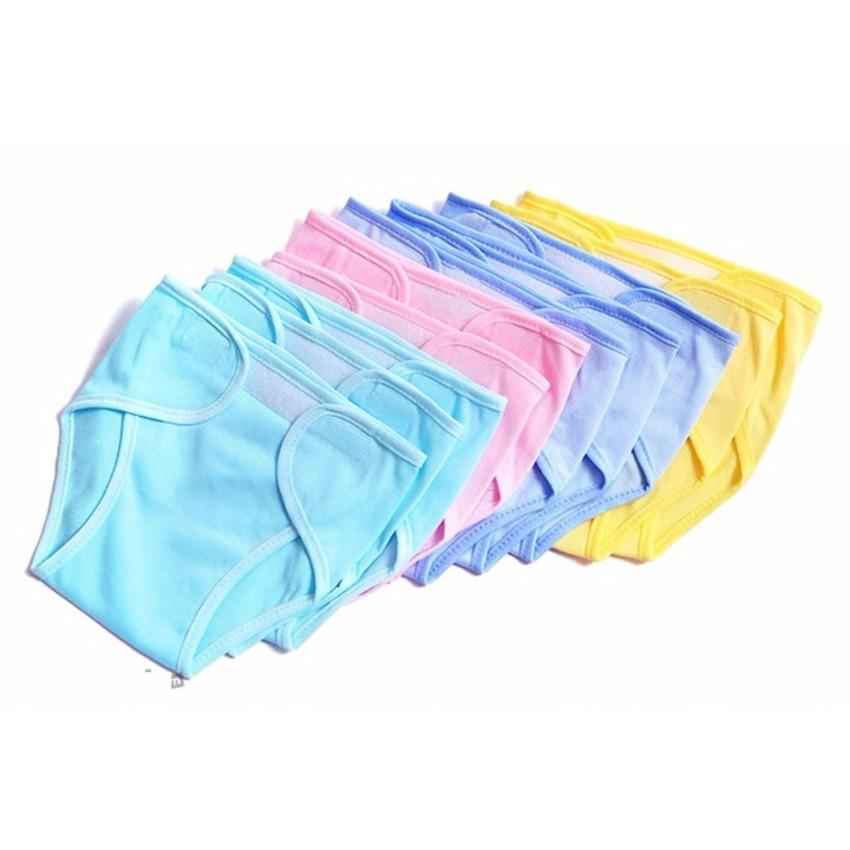 Bộ 10 Tã vải + 10 Khăn Lót Chống Thấm Cho Bé + 1  tấm lót lưới cotton 03 lớp