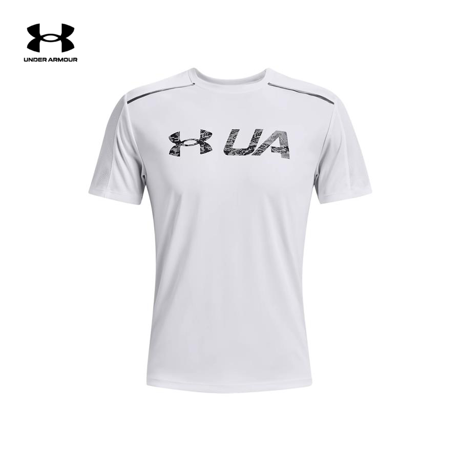 Áo thun tay ngắn thể thao nam Under Armour RUN GRAPHIC PRINT FILL - 1365696-100