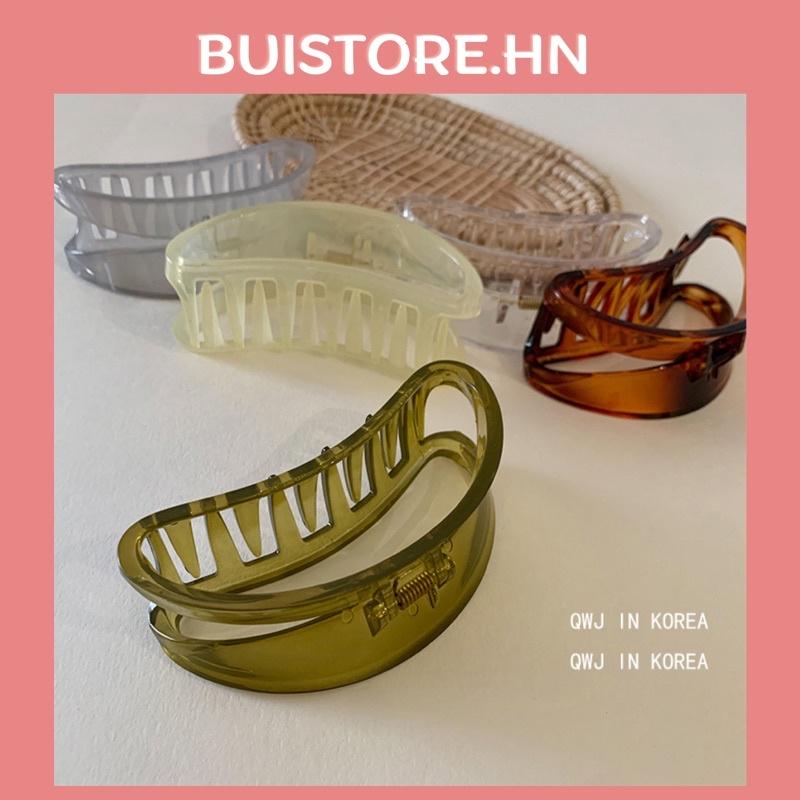 Kẹp tóc càng cua xược cào tóc màu pastel Hàn Quốc