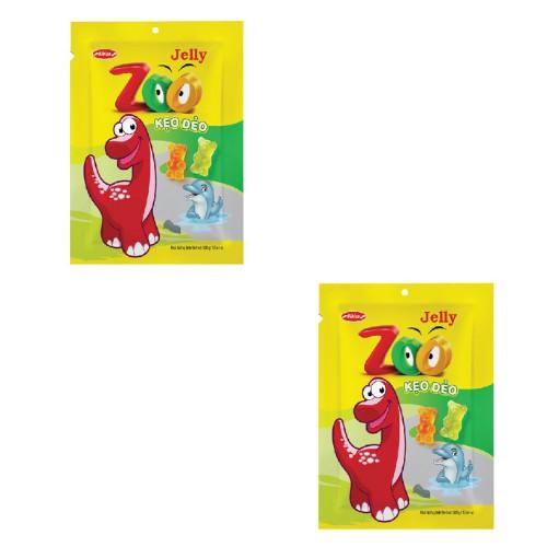 Kẹo dẻo Zoo Bibica áo dầu túi 500g