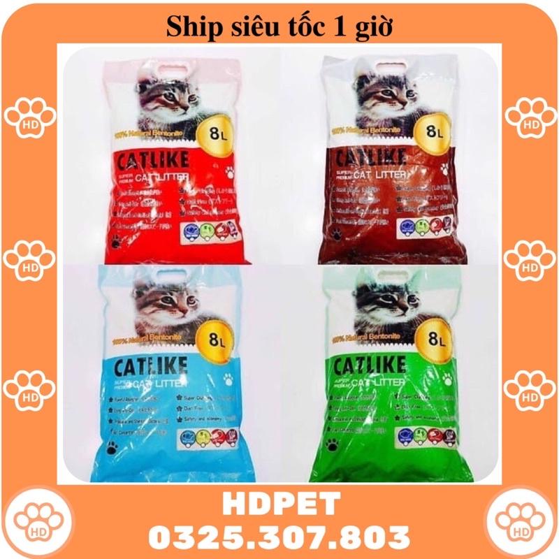 Hình ảnh Cát vệ sinh cho mèo Cat Litter - Cát mèo vệ sinh khử mùi diệt khuẩn Catlike 8l