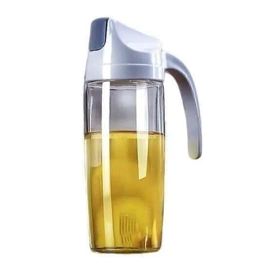 Bình Đựng Dầu ăn Thủy Tinh 600ml, Chai Nhà Bếp Có Tay Cầm