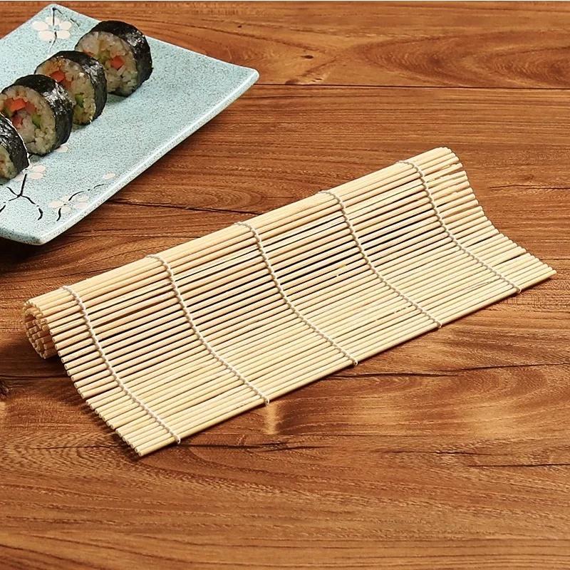 Dụng Cụ Cuộn Sushi - Mành Tre Cơm Cuộn Kimbap Sushi Rong Biển Đa Năng Dễ Sử Dụng