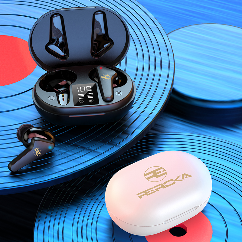 Tai Nghe Bluetooth Nhét Tai True Wireless Không Dây  Reroka T-Torpedo 2021 Cảm Ứng Vân Tay Âm Thanh Hi-Fi  Bass Cực Mạnh Pin Trâu Hiển Thị Mức Pin Đèn Led Chống Ồn Chống Nước  Kiểu Dáng Thể Thao Đeo Chắc Tai Nhiều Màu- Hàng Chính Hãng