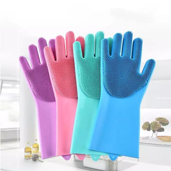 Găng Tay Rửa Bát Silicon Tiện Lợi