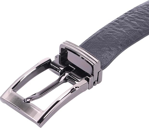 Thắt Lưng Nữ Da Đà Điểu Trơn Huy Hoàng HT5411 - Đen