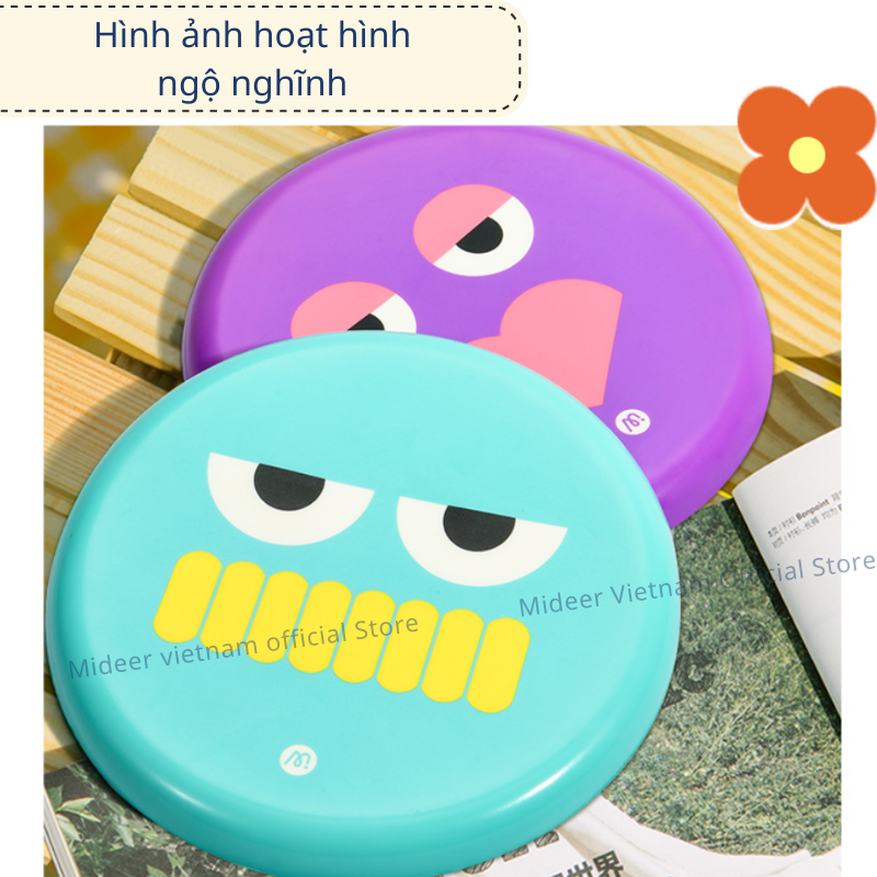 Đồ chơi ném đĩa Mideer Soft Sport Frisbee, đĩa bay mềm ngộ nghĩnh cho trẻ em