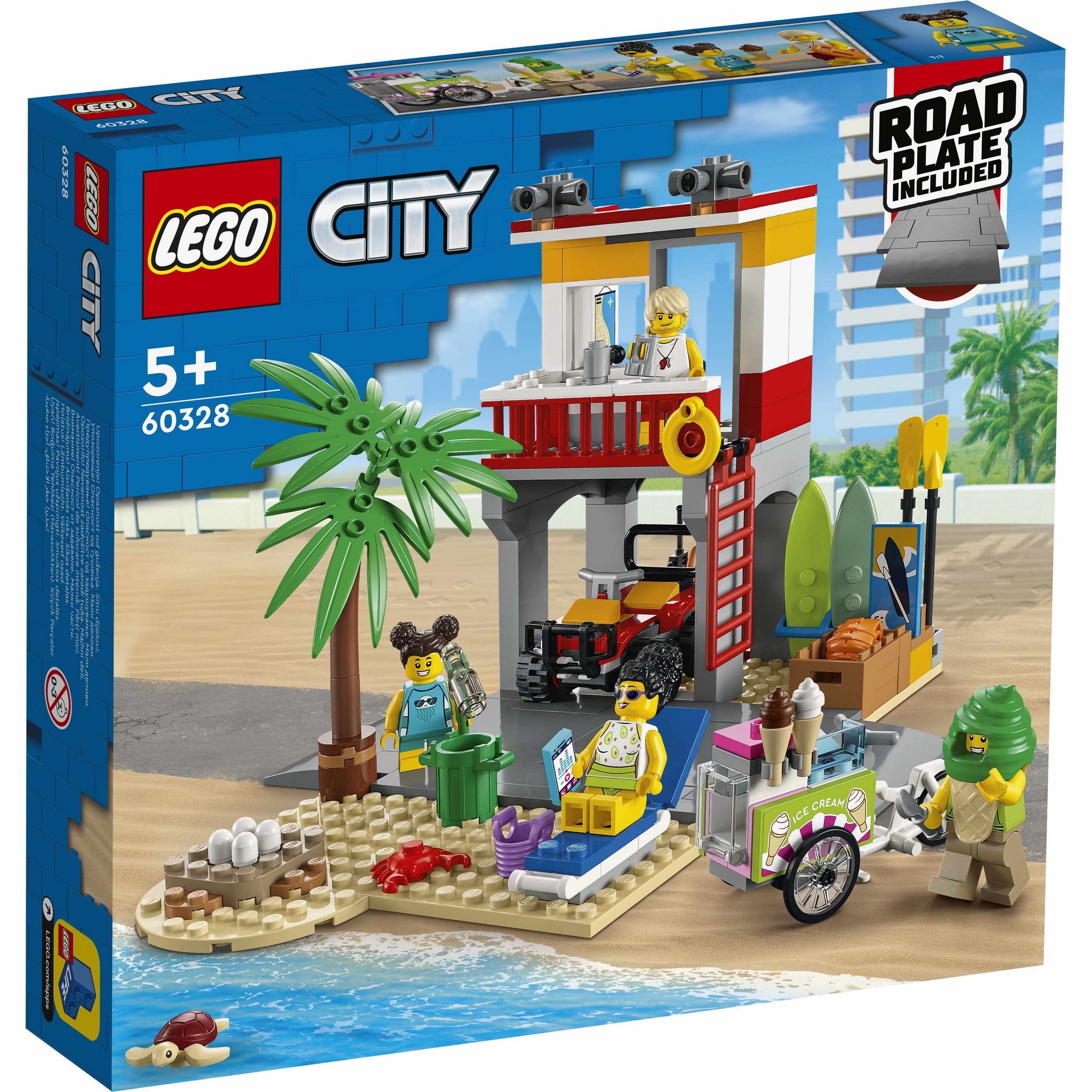 LEGO City 60328 Trạm cứu hộ biển (211 chi tiết)