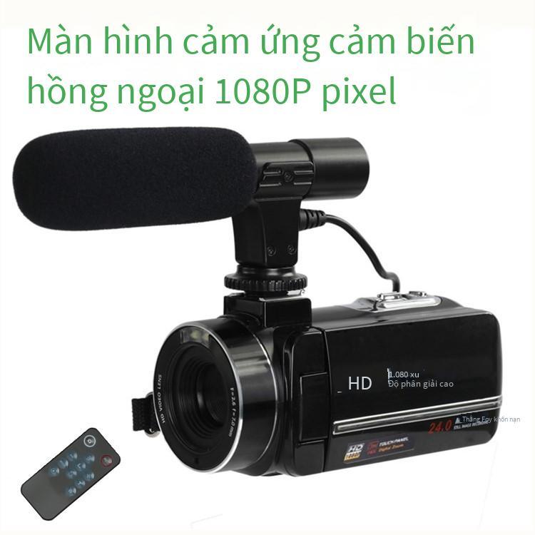 Máy quay video kỹ thuật số mới tốt nhất tầm nhìn ban đêm hồng ngoại HD màn hình cảm ứng thể thao DV camera DV02 có micrô