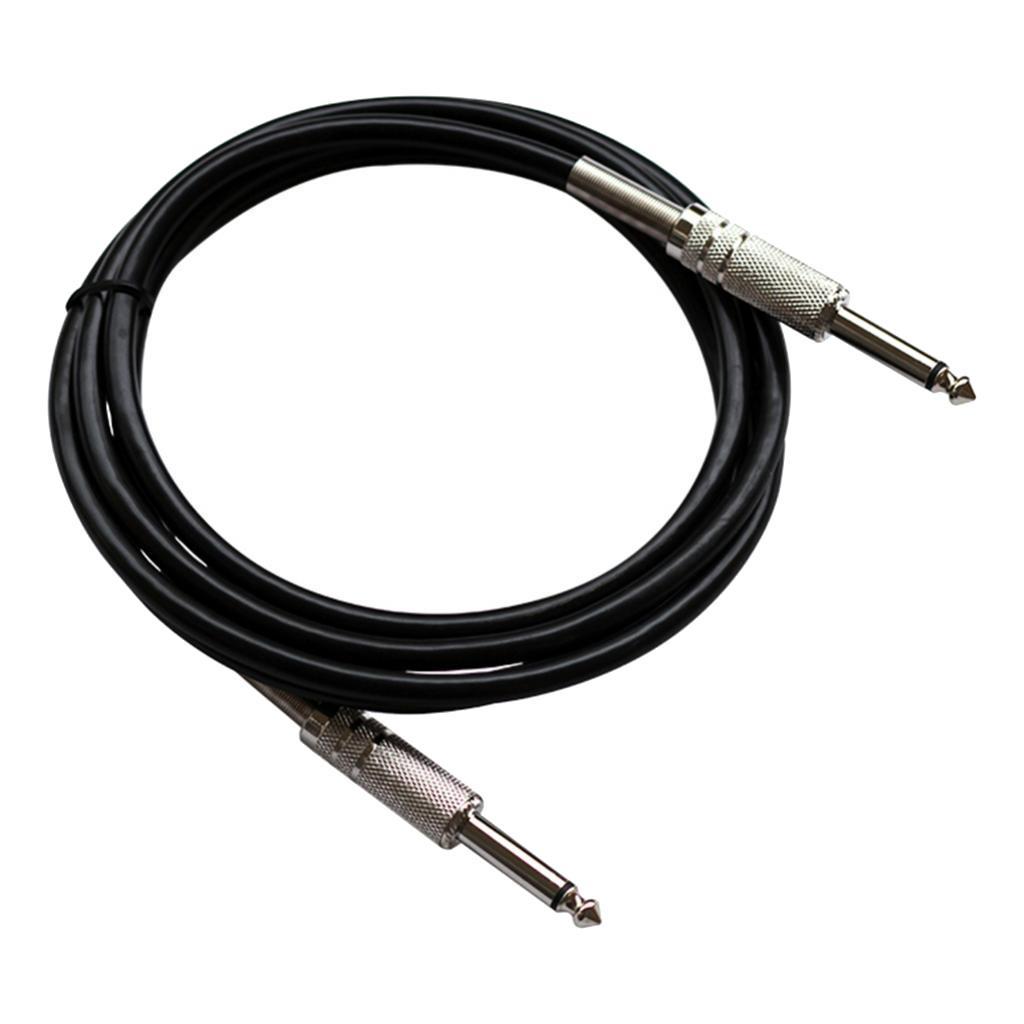 Electric Guitar Bass Cable Amp Cord for Stringed Instrument Parts 1.8m