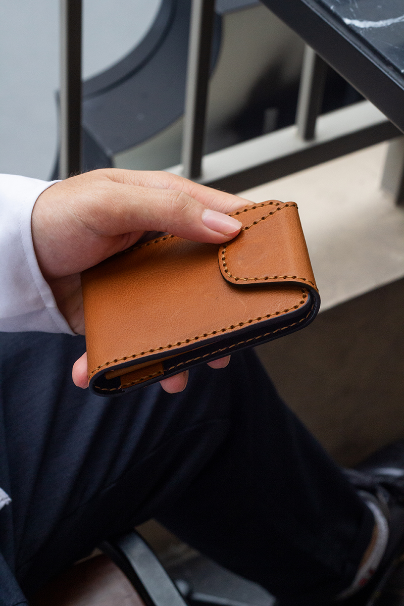 Ví Da Gerbera2 Handcrafted Mini Wallet HAVIAS