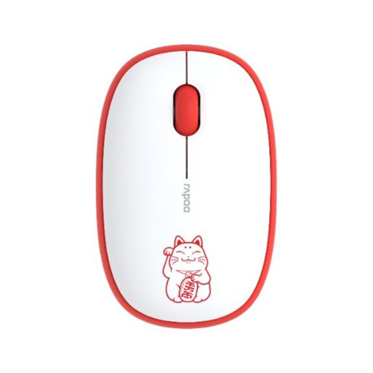 Chuột không dây Rapoo M650 Lucky Cat (Wireless/Bluetooth) - Hàng chính hãng