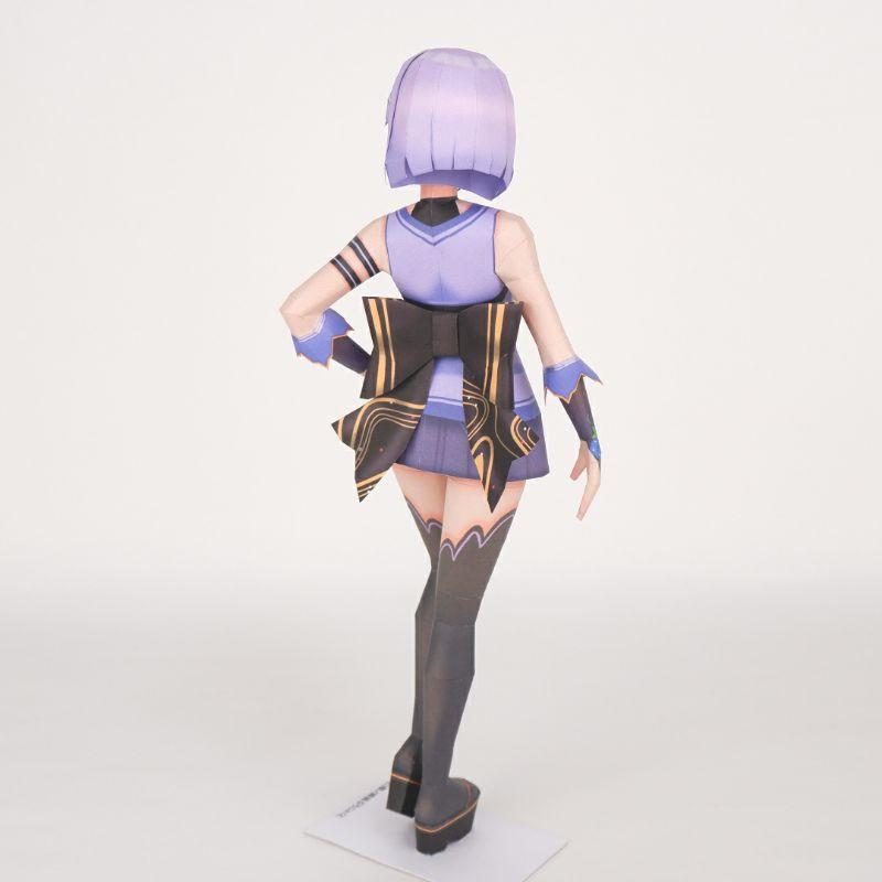 Mô hình giấy anime girl Anime Virtual idol VTuber Asano Akane