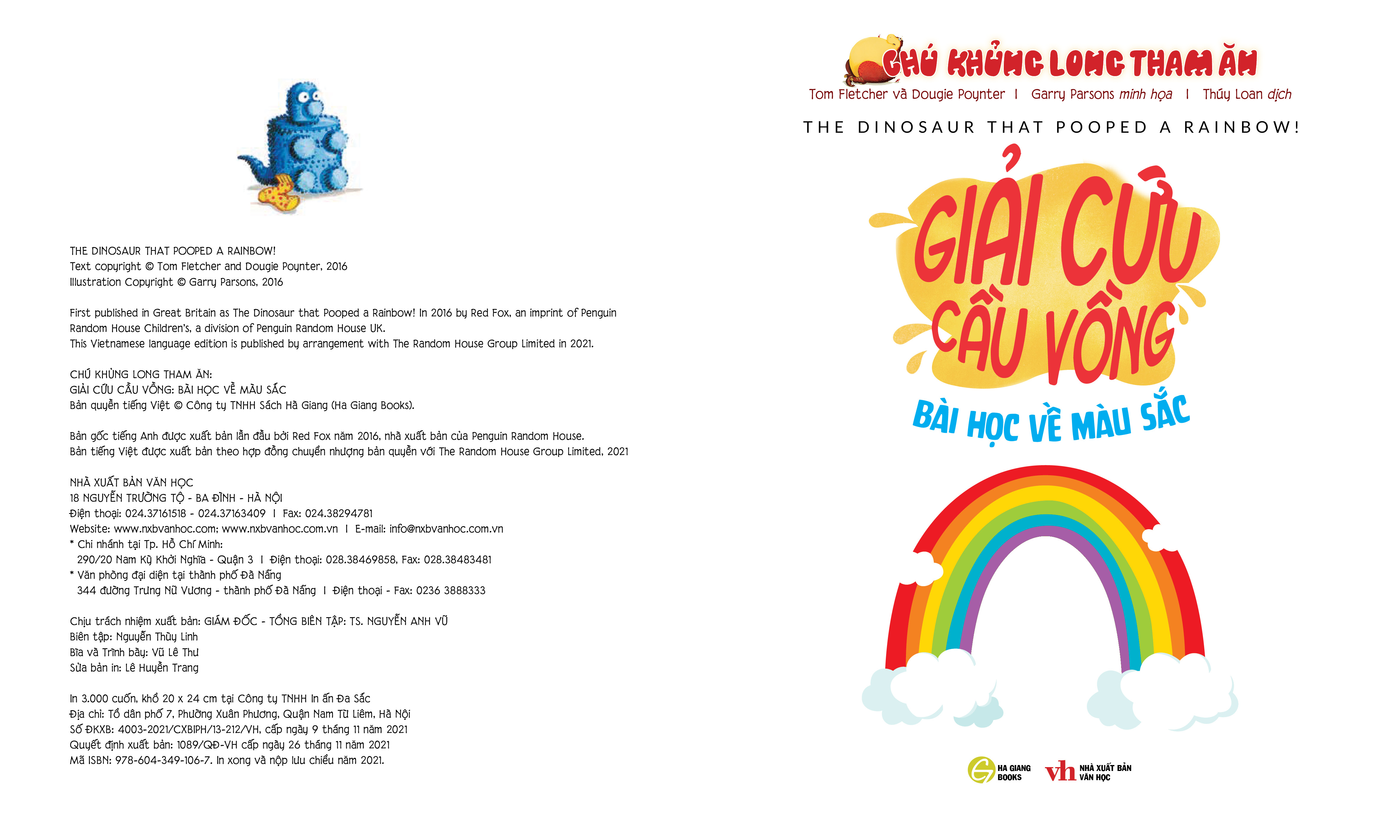 CHÚ KHỦNG LONG THAM ĂN: GIẢI CỨU CẦU VỒNG - BÀI HỌC VỀ MÀU SẮC
