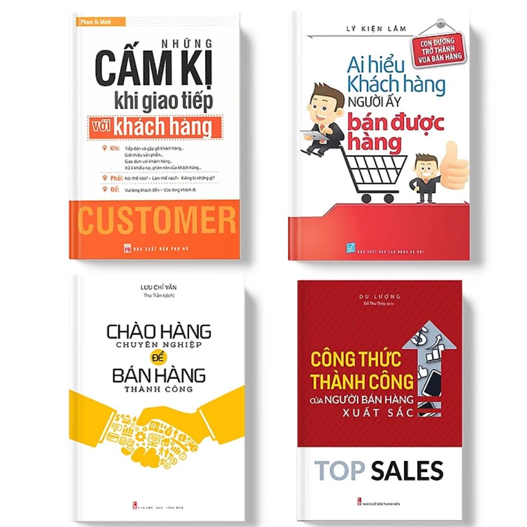 Combo sách: Giúp bạn trở thành người bán hàng xuất sắc - Chào hàng chuyên nghiệp để bán hàng thành công (MinhLongBooks)