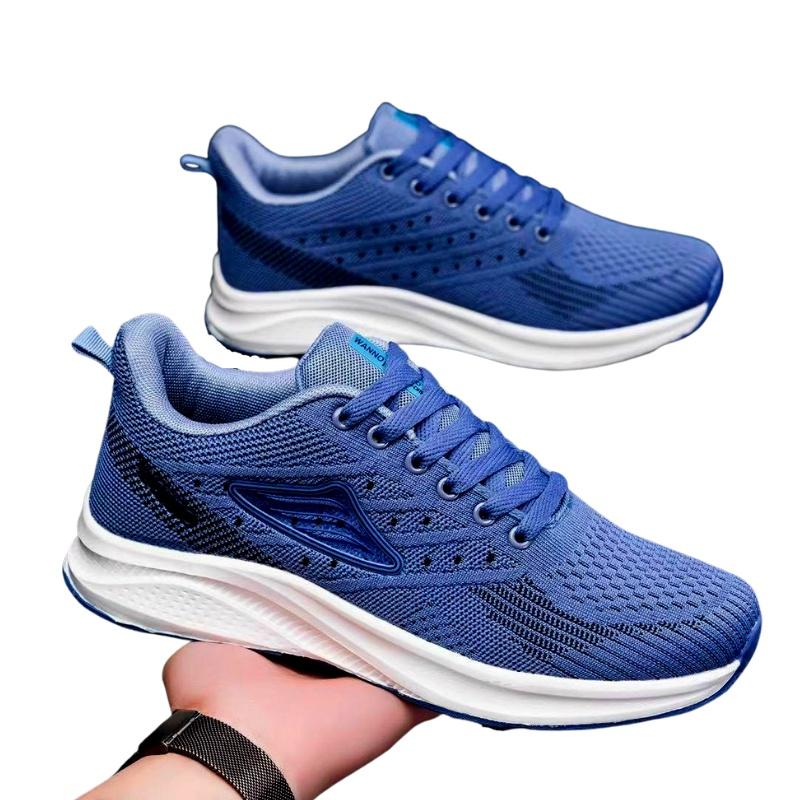 Giày sneaker nam giày thể thao nam màu xanh (WN221)