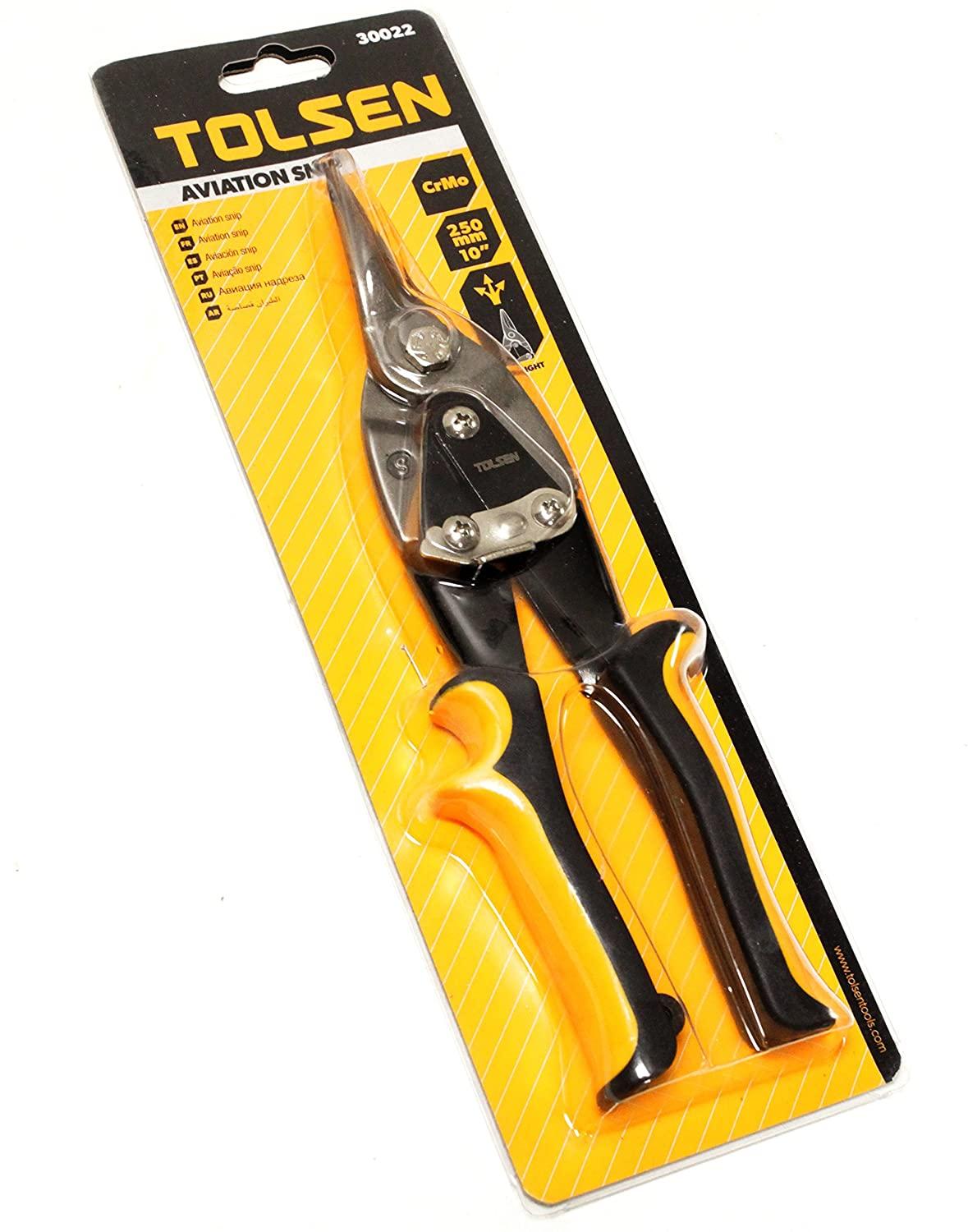 KÉO CẮT TÔN THẲNG 10"/250MM TOLSEN 30022 - HÀNG CHÍNH HÃNG