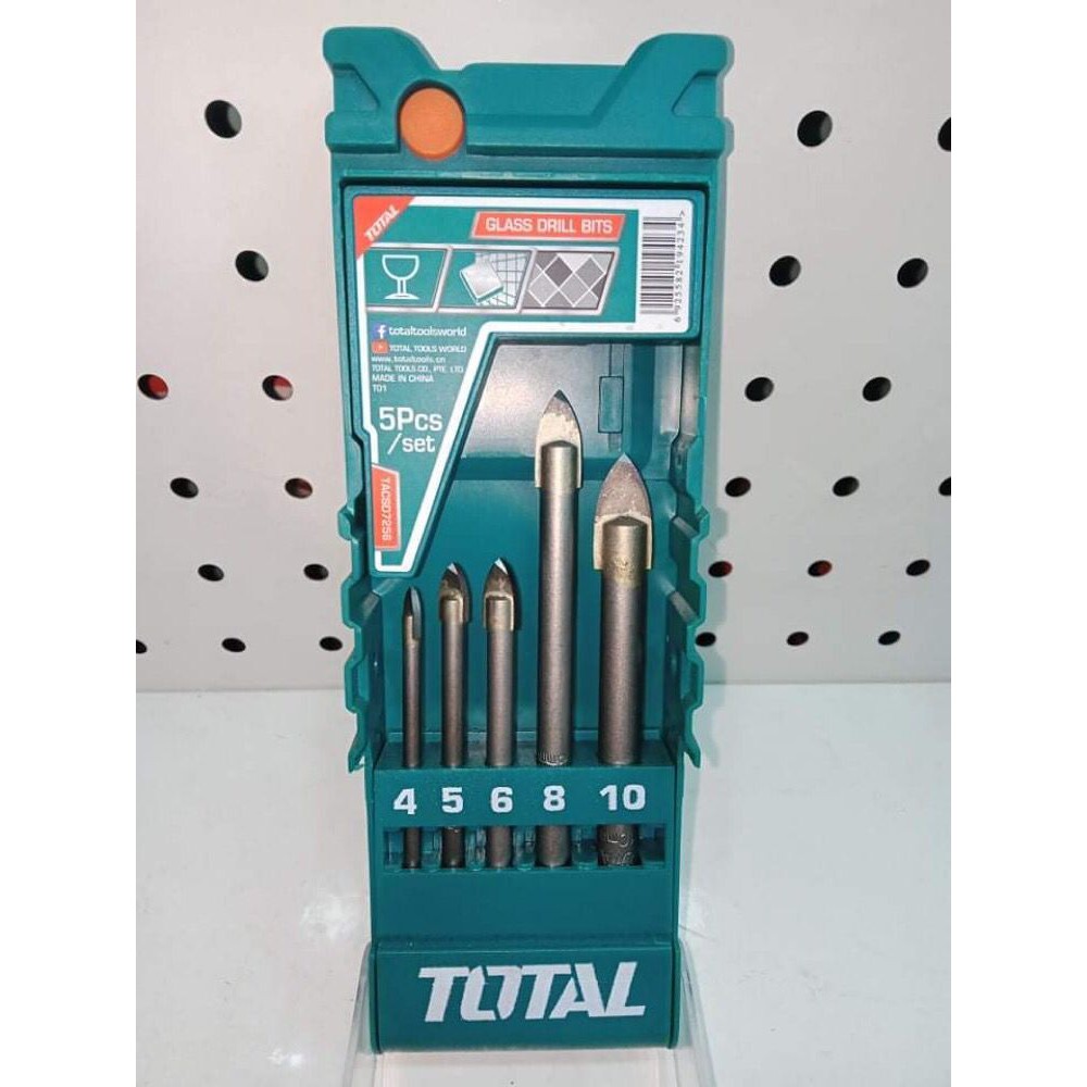 Bộ 5 mũi khoan  kính total TACSD7256