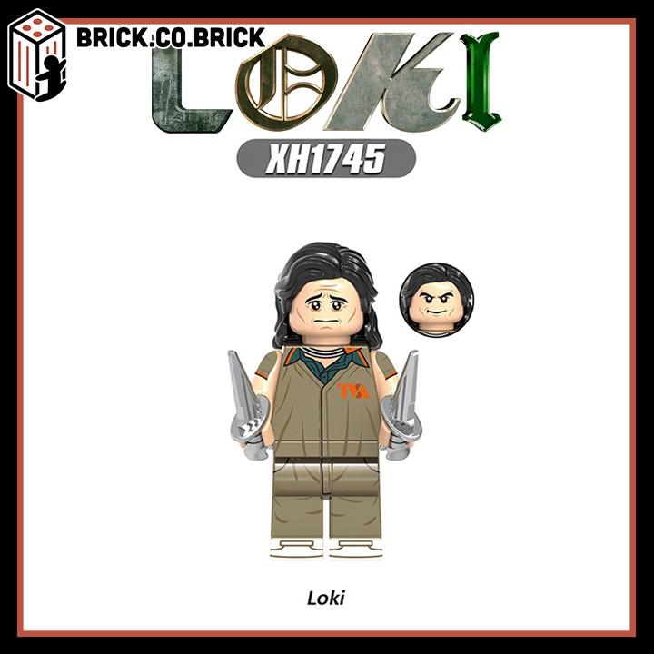 Nhân vật Đồ Chơi Loki Tom Hiddleston Mô Hình Lắp Ráp Minifig Siêu Anh Hùng X0318