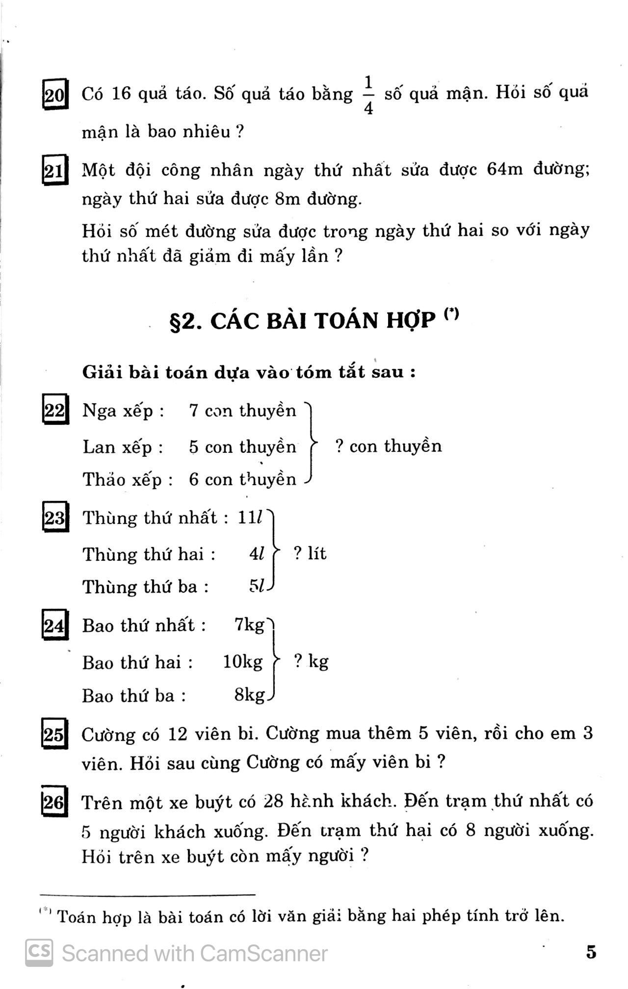 Các Bài Toán Đố Lớp 4