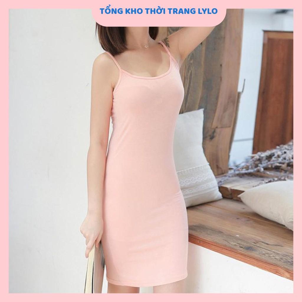 Đầm dáng ôm 2 dây siêu tôn dáng