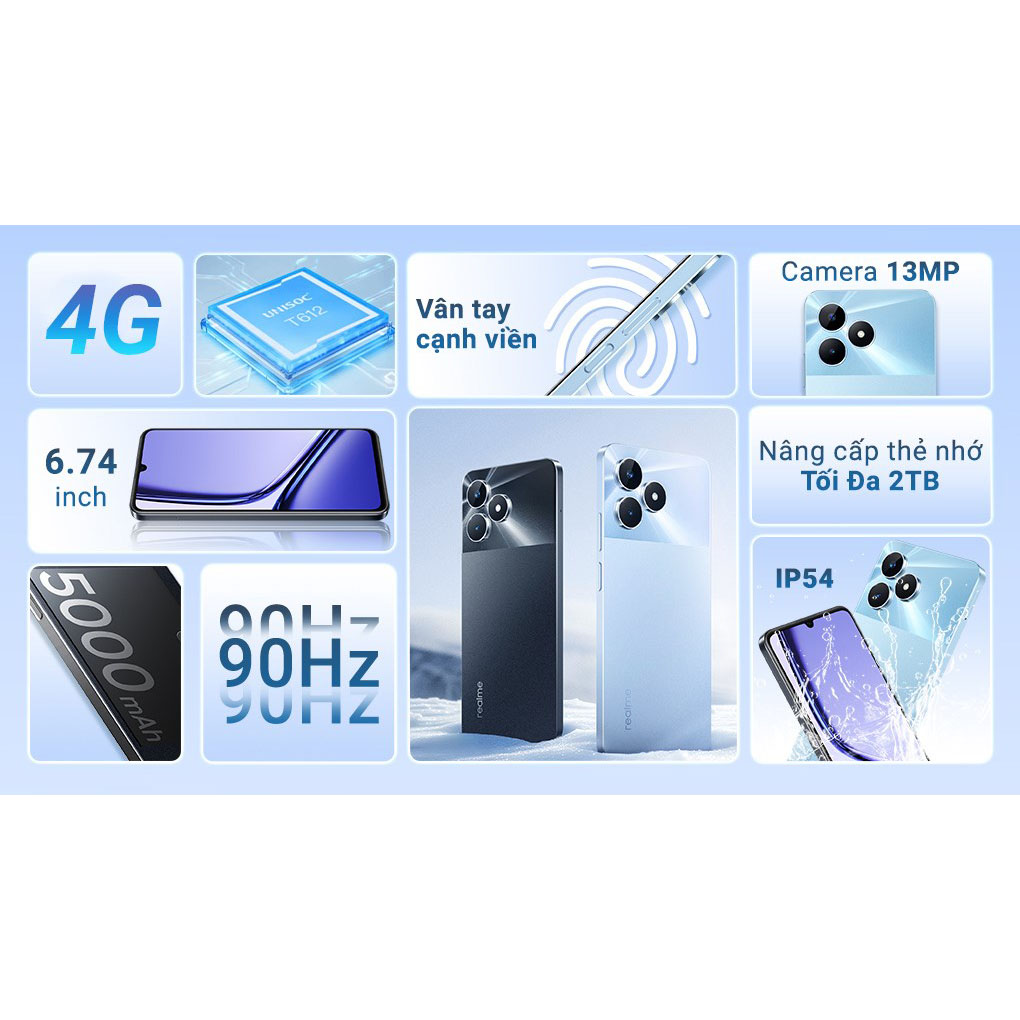 Điện thoại Realme C60 (4GB/64GB) - Hàng Chính Hãng