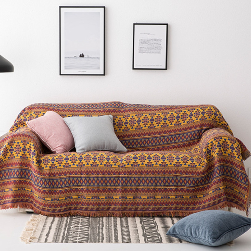 Thảm Sofa, Thảm Trang Trí Thổ Cẩm kích thước 130cm x 180cm