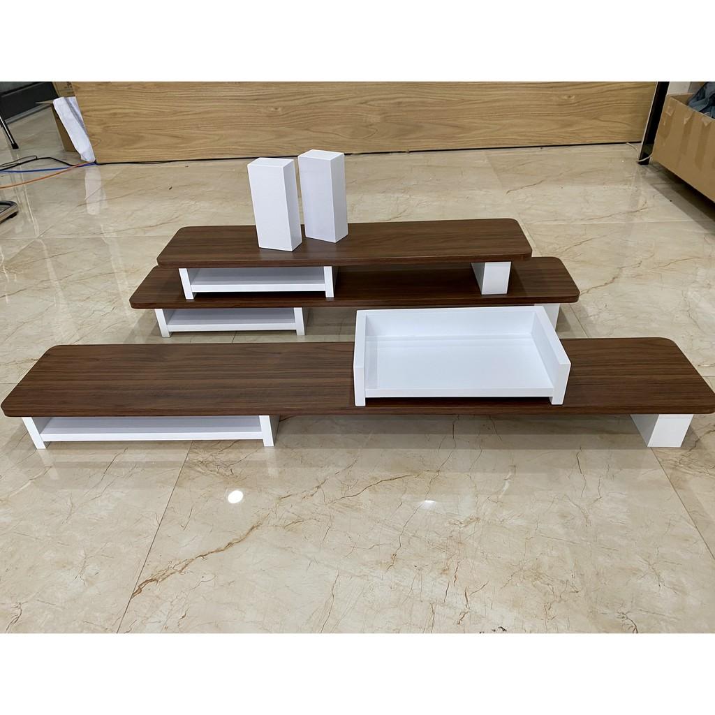 Kê Màn Hình Gỗ MDF - Decor - Combo MDF Trắng,120x20Cm -MDF Màu 34