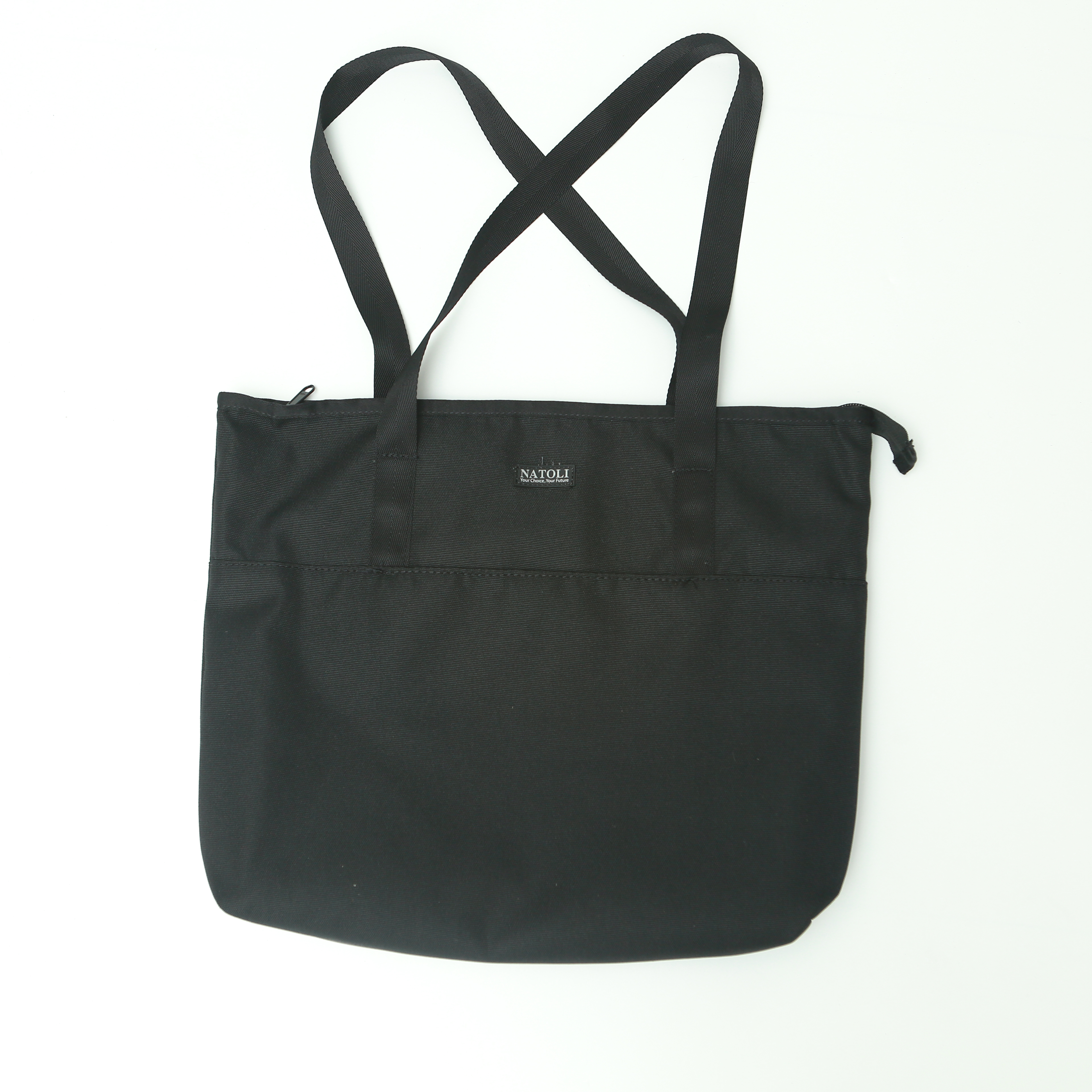 Túi tote nữ Elegant Chicbag T4 chính hãng NATOLI chất vải canvas có khóa kéo chống nước nhiều ngăn